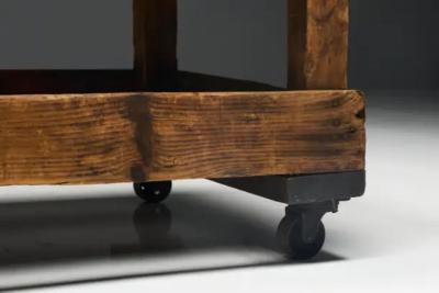 Primitive Industrial Table France 19th Century