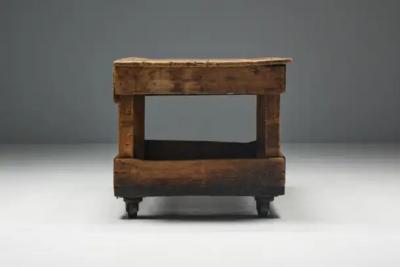 Primitive Industrial Table France 19th Century