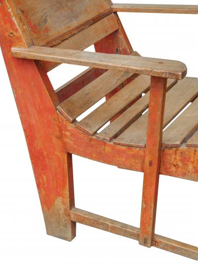 Primitive Painted Chaise