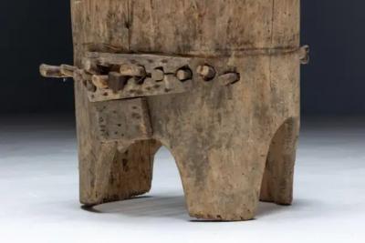 Primitive Rustic Basket France 19th Century