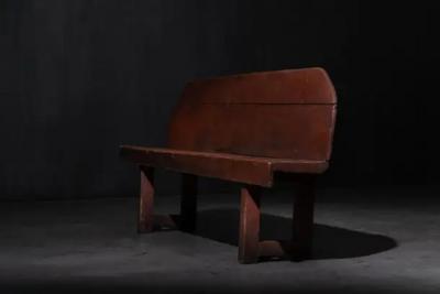 Primitive Rustic Bench France 19th Century