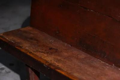 Primitive Rustic Bench France 19th Century