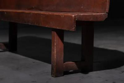 Primitive Rustic Bench France 19th Century