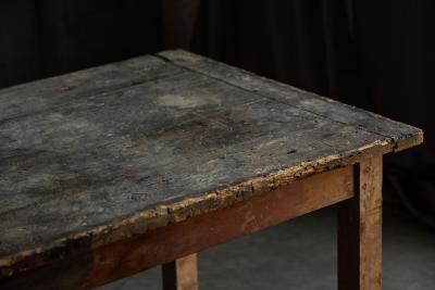 Primitive Rustic Dining Table France 1900s