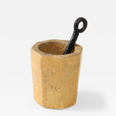 Primitive Swedish Rootwood Pestlel Mortar