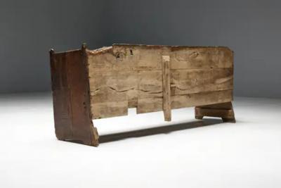 Primitive Wabi Sabi Bench France 19th Century
