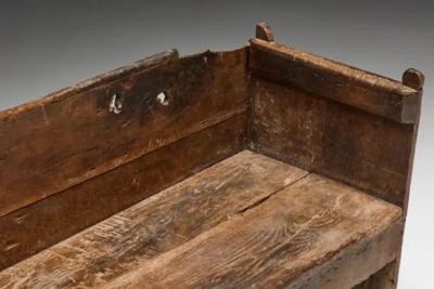 Primitive Wabi Sabi Bench France 19th Century
