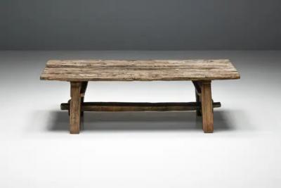 Primitive Wabi Sabi Side Table France 19th Century