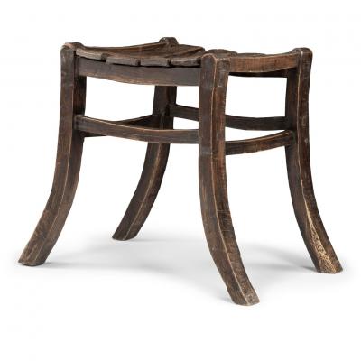 Primitive Welsh Splayed Leg Stool