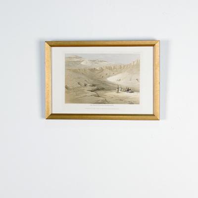 Print by Roberts Valley of the Kings 19th century
