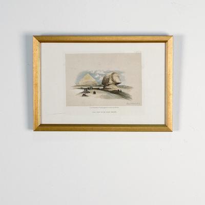 Print of Sphinx by Roberts 19th century