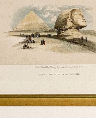 Print of Sphinx by Roberts 19th century