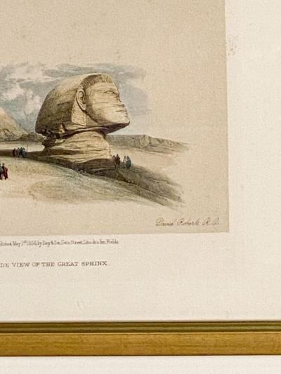 Print of Sphinx by Roberts 19th century