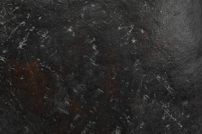 Priscilla Mouritzen Black Ceramic Vase Denmark ca 1980s