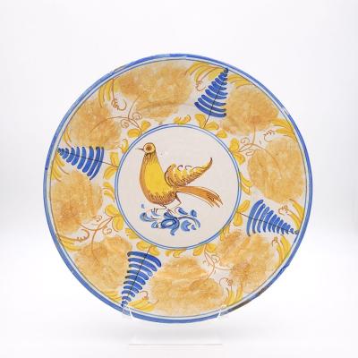 Probably Longchamp Fa ence Serving Low Bowl France circa 1870