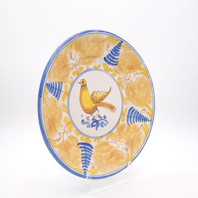 Probably Longchamp Fa ence Serving Low Bowl France circa 1870