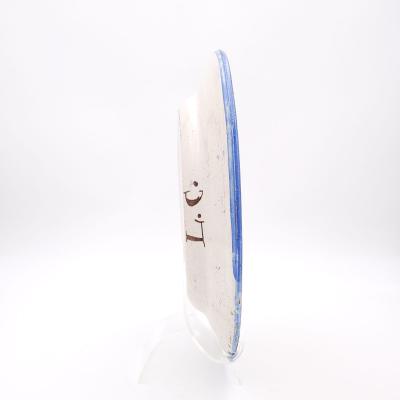 Probably Longchamp Fa ence Serving Low Bowl France circa 1870