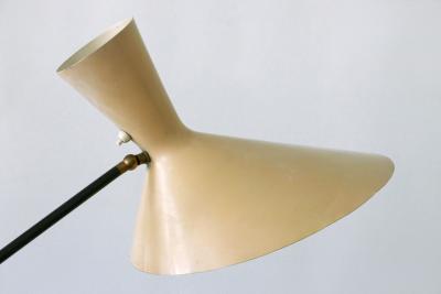 Prof Carl Moor Rare Iconic Mid Century Modern Floor Lamp by Prof Carl Moor for BAG Turgi 1950s