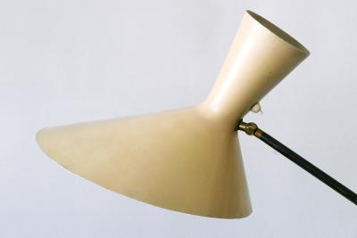 Prof Carl Moor Rare Iconic Mid Century Modern Floor Lamp by Prof Carl Moor for BAG Turgi 1950s