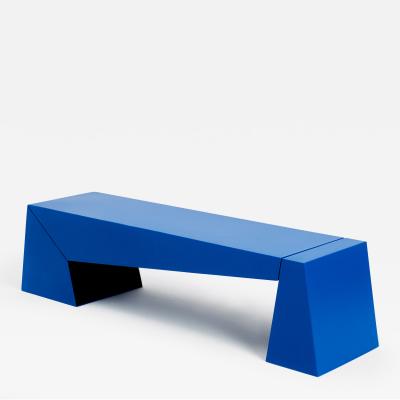 Project 213A Blue Folded Bench