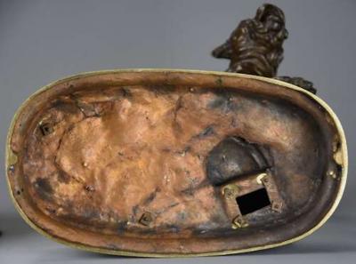 Prosper Lecourtier Fine quality 19thc French bronze figure of a Boxer dog by Prosper Lecourtier