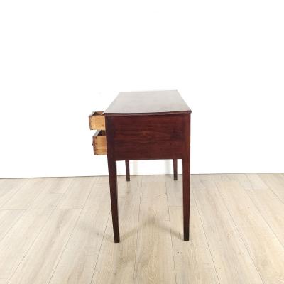Provincial Georgian Oak and Mahogany Lowboy England circa 1800