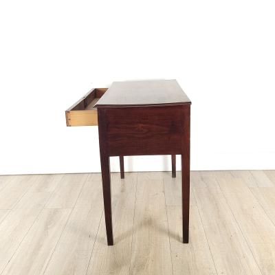 Provincial Georgian Oak and Mahogany Lowboy England circa 1800