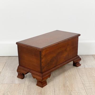 Provincial Small Chippendale Chest on Bracket Feet USA 18th or 19th century