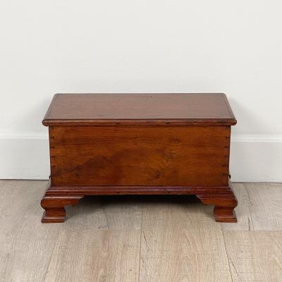 Provincial Small Chippendale Chest on Bracket Feet USA 18th or 19th century