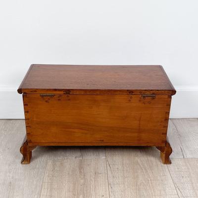 Provincial Small Chippendale Chest on Bracket Feet USA 18th or 19th century