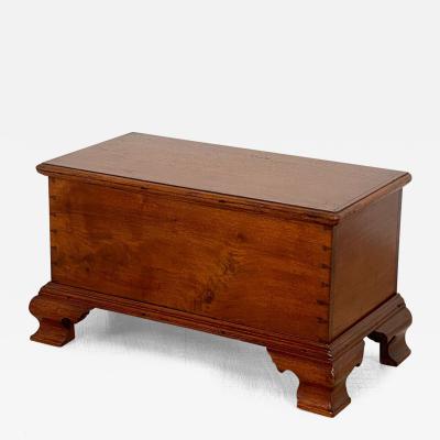 Provincial Small Chippendale Chest on Bracket Feet USA 18th or 19th century