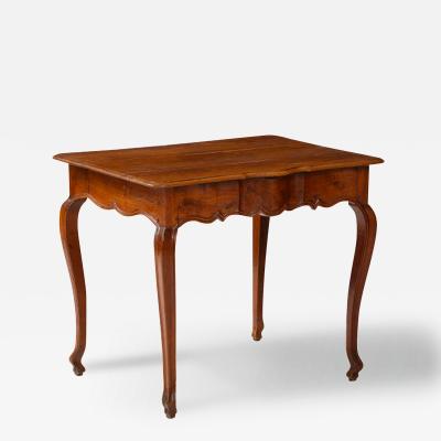 Provincial fruitwood side table