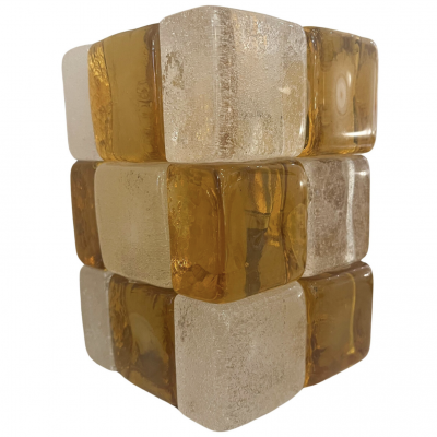 Pulegoso Glass Table Lamp by Albano Poli for Poliarte 1970s