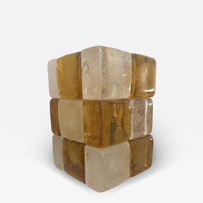 Pulegoso Glass Table Lamp by Albano Poli for Poliarte 1970s