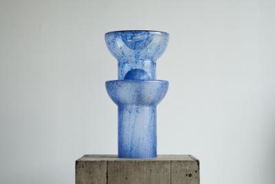 Pulegoso Murano Glass Table Lamp Sculpture Italy 1970s