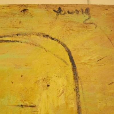 Purvis Young Large 8 x 4 Wood Panel Medium Purvis Young