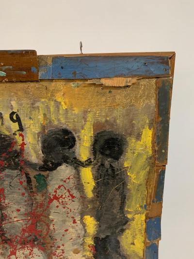 Purvis Young Original Purvis Young Extra Large Outsider Street Art