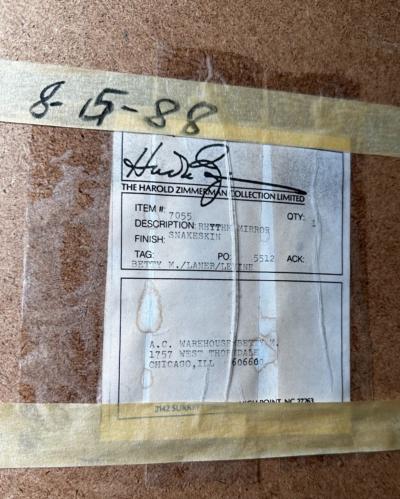 Python Mirror Harold Zimmerman Collection 1988