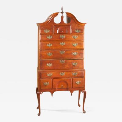 QUEEN ANNE BONNET TOP HIGHBOY