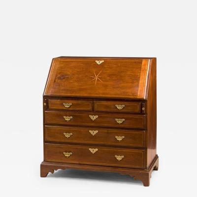 QUEEN ANNE DESK WITH INLAID MARINER S STAR