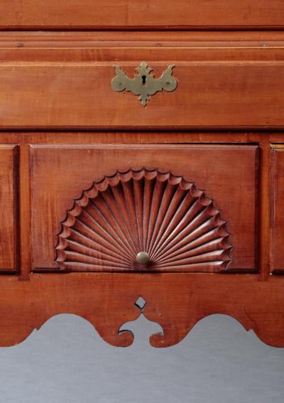 QUEEN ANNE FLAT TOP HIGHBOY