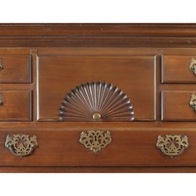 QUEEN ANNE FLAT TOP HIGHBOY