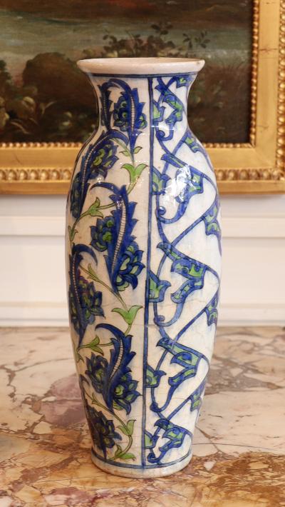 Qajar Period Persian Ceramic Vase circa 1820