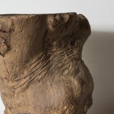 Qing Dynasty 1644 1911 Burl Scroll Pot Scholars Pot China c 1750