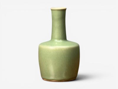 Qing Dynasty Longquan Style Celadon Glazed Vase Qing Dynasty China 19th c 