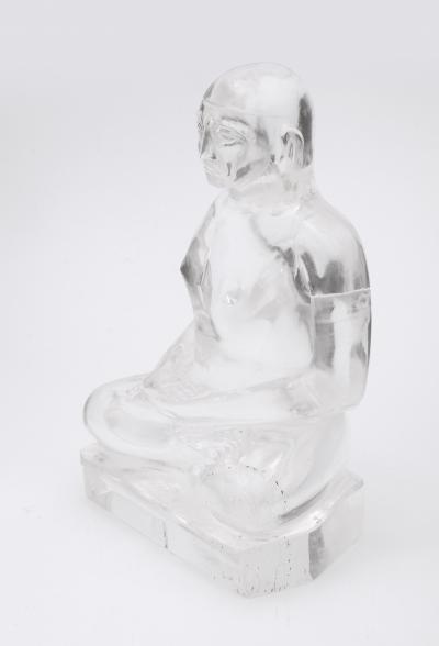 Qing Dynasty Rock Crystal Buddha
