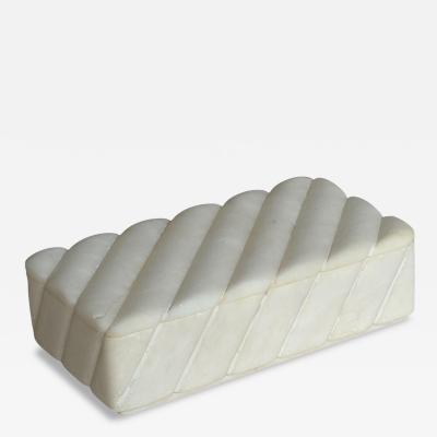 Quartz Stone Dresser Box w Lid