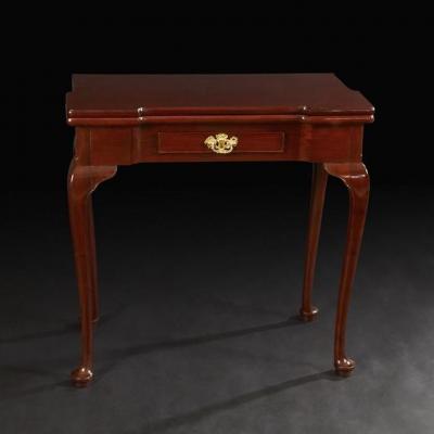 Queen Ann Mahogany Card Table