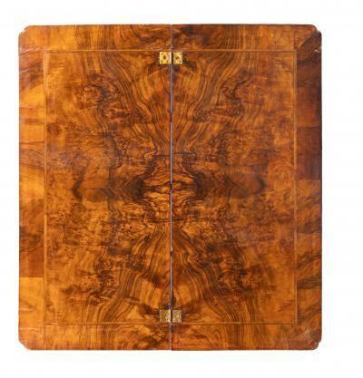 Queen Anne Burr Walnut Bachelors Chest