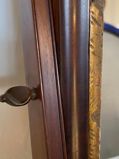 Queen Anne Dressing Glass with Pivoting Looking Glass English 18th Century